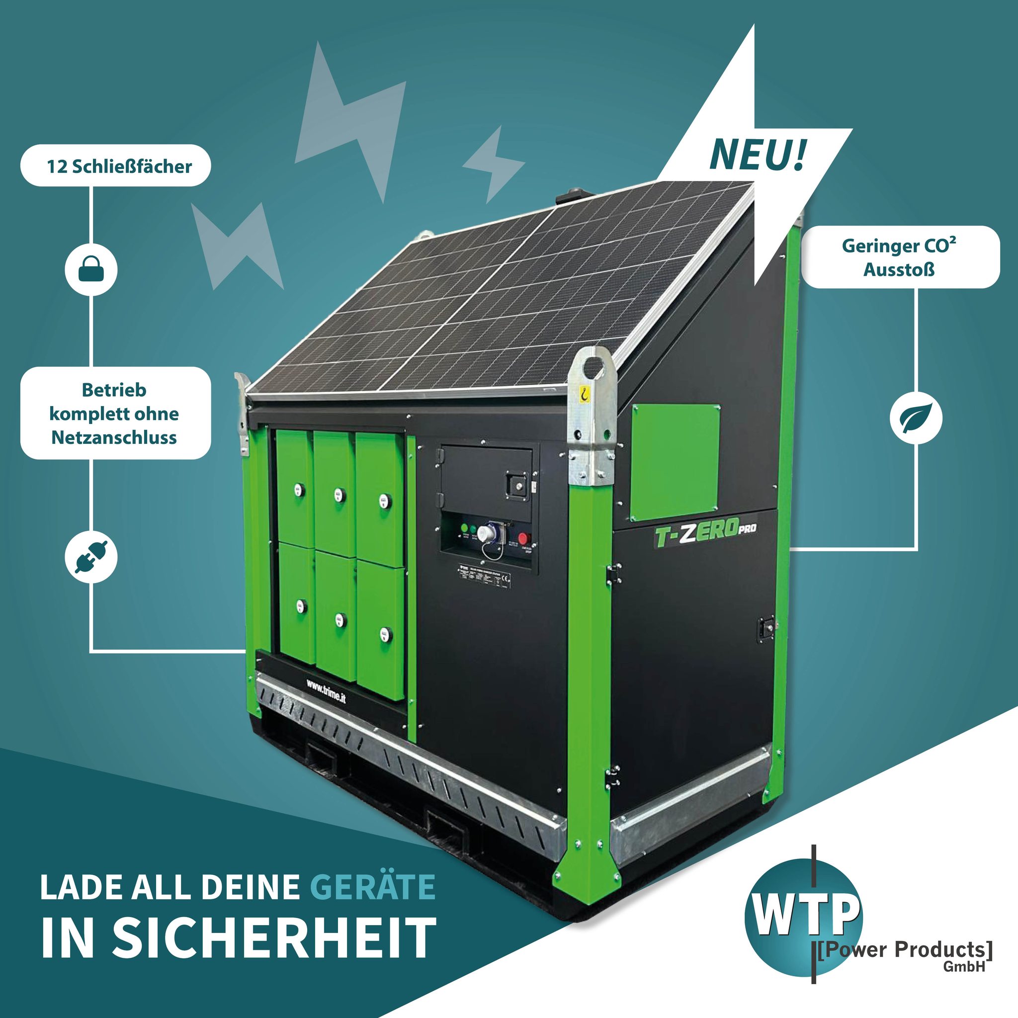 Lade all deine geräte in sicherheit wtp X-Charge von trime