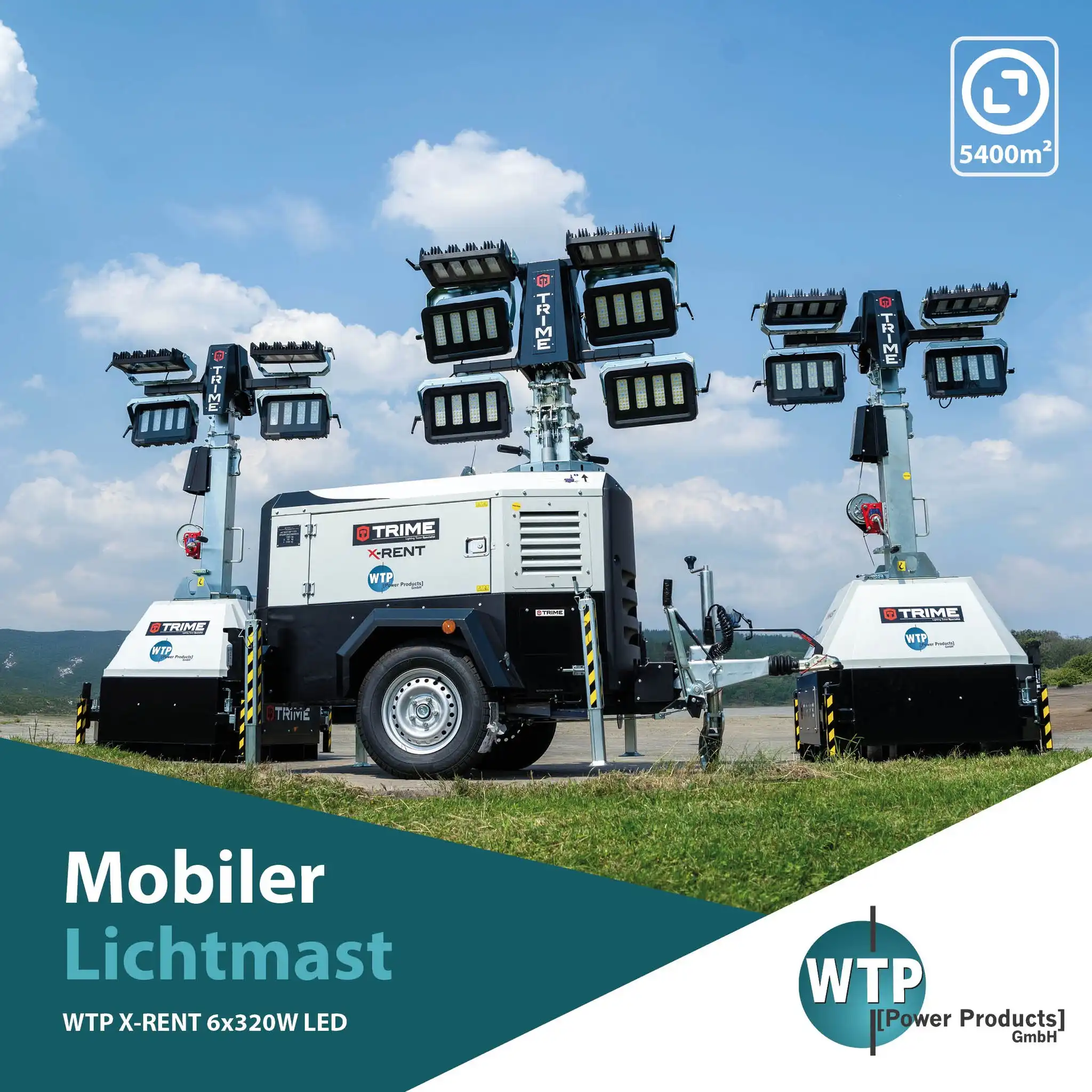 Mobiler Lichtmast X-Rent-1
