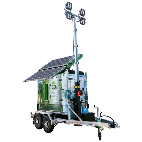 WTP X-1 Hybrid – Battery, Solar, Diesel-Stromerzeuger