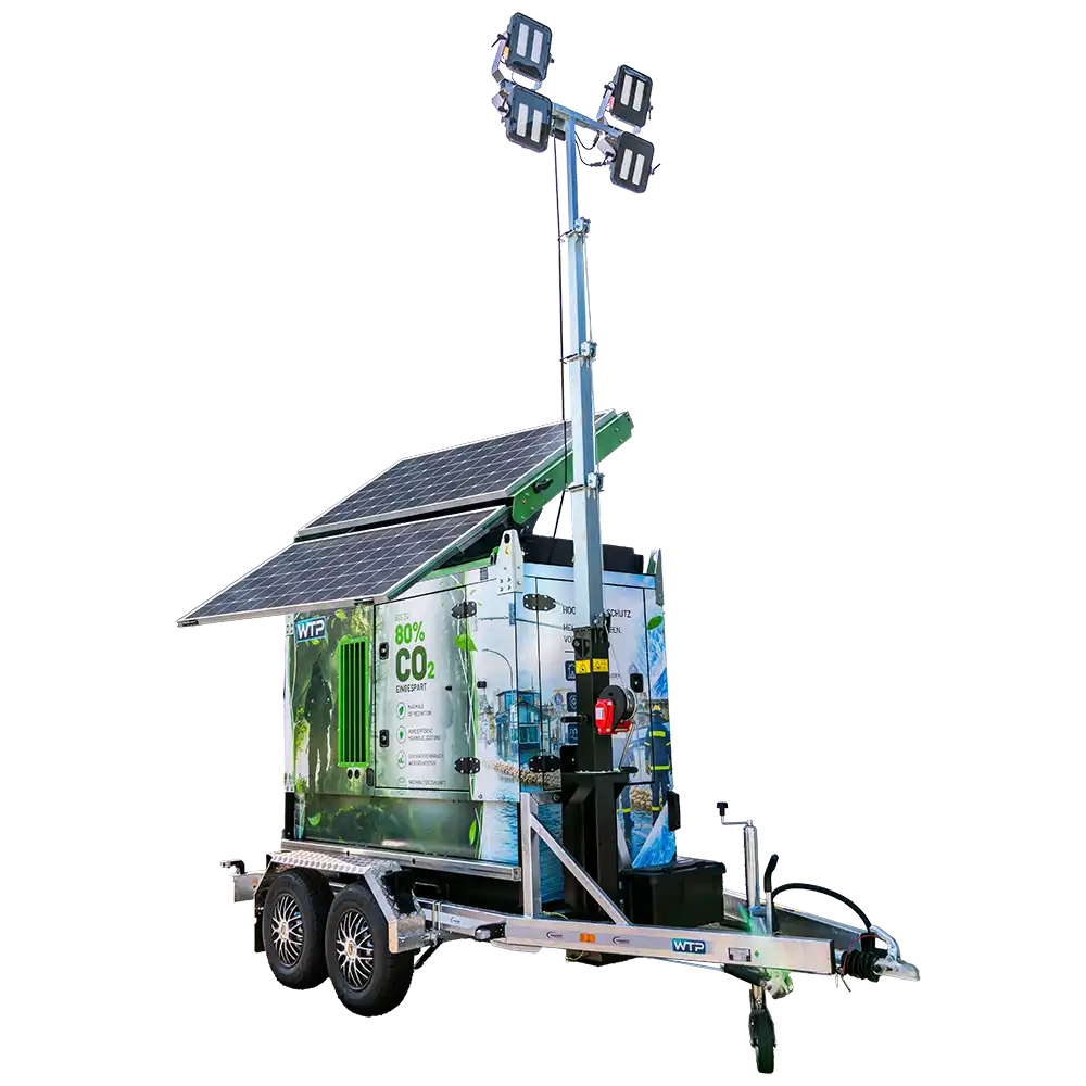 WTP X-1 Hybrid – Battery, Solar, Diesel-Stromerzeuger